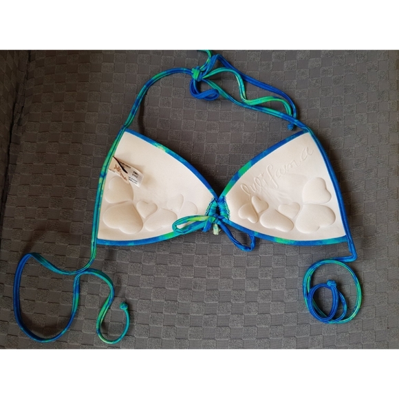 Luli Fama Luxury String Bikini Top Molded Cups XS - Picture 7 of 12